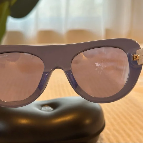 Moncler Snowcat Sunglasses in Blue - Picture 6 of 10